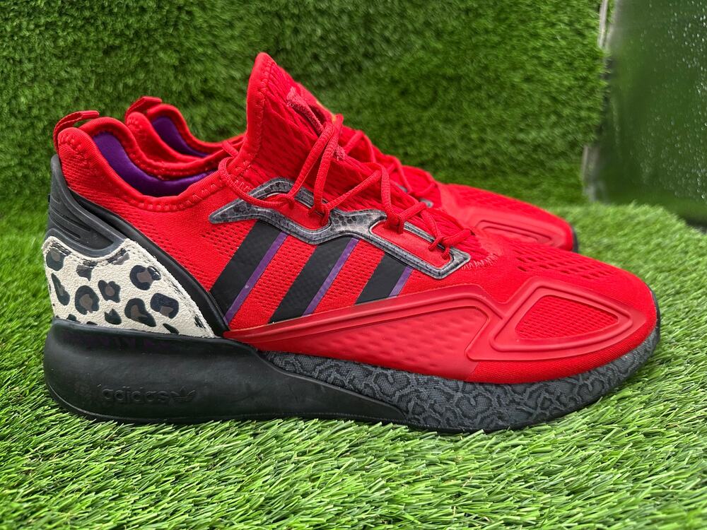 Jalen Ramsey x Adidas ZX 2K Boost FZ5414 Athletic Sneaker Men 13 Red Mesh Sports